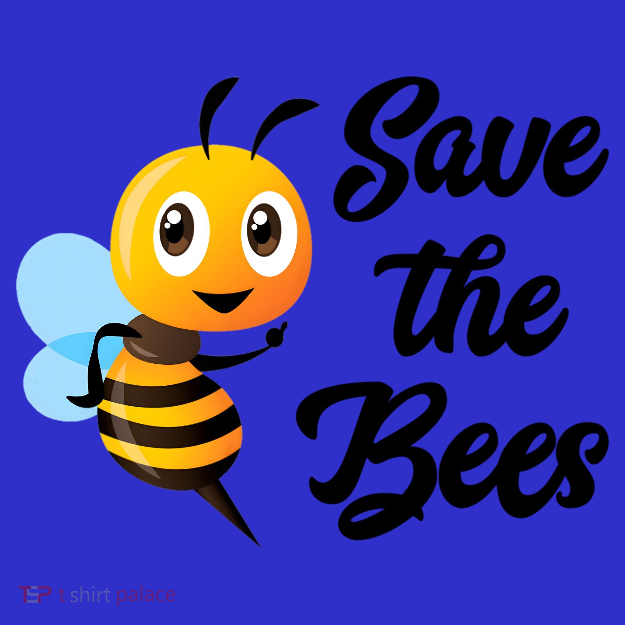 Save The Bees Funny Cute Bee Funny Gift Earth Day Save Our Planet Gift Mousepad