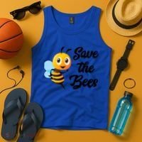 Save The Bees Funny Cute Bee Funny Gift Earth Day Save Our Planet Gift Tank Top thumb 4