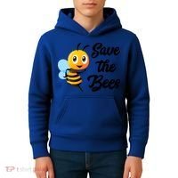 Save The Bees Funny Cute Bee Funny Gift Earth Day Save Our Planet Gift Kids Hoodie thumb 4