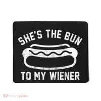 SheS The Bun To My Winer Funny Hotdog Mousepad thumb 0