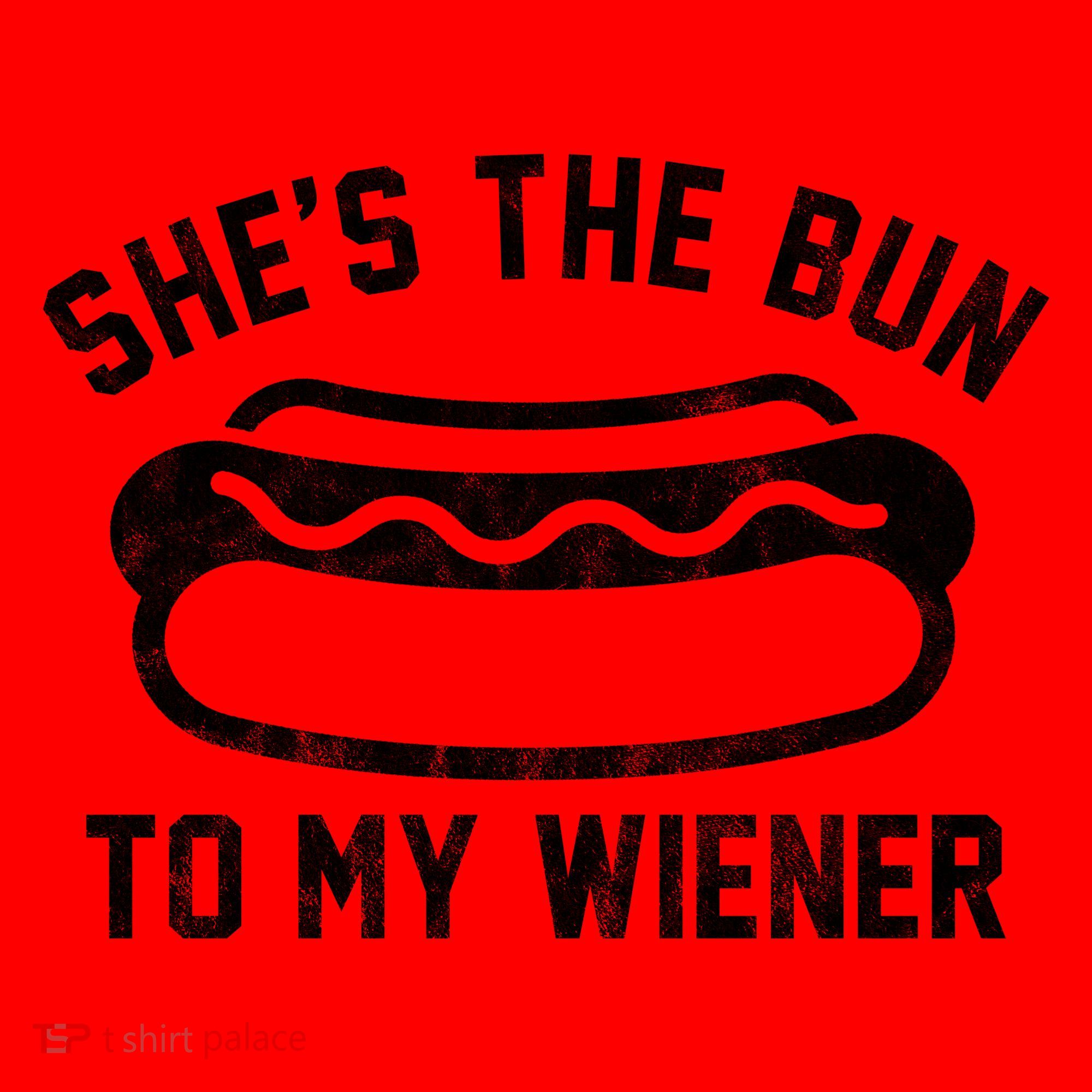 SheS The Bun To My Winer Funny Hotdog Santa Hat
