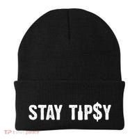 Stay Tipsy Bartender Mixologist Hospitality Beanie thumb 0