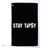 Stay Tipsy Bartender Mixologist Hospitality Golf Towel thumb 0