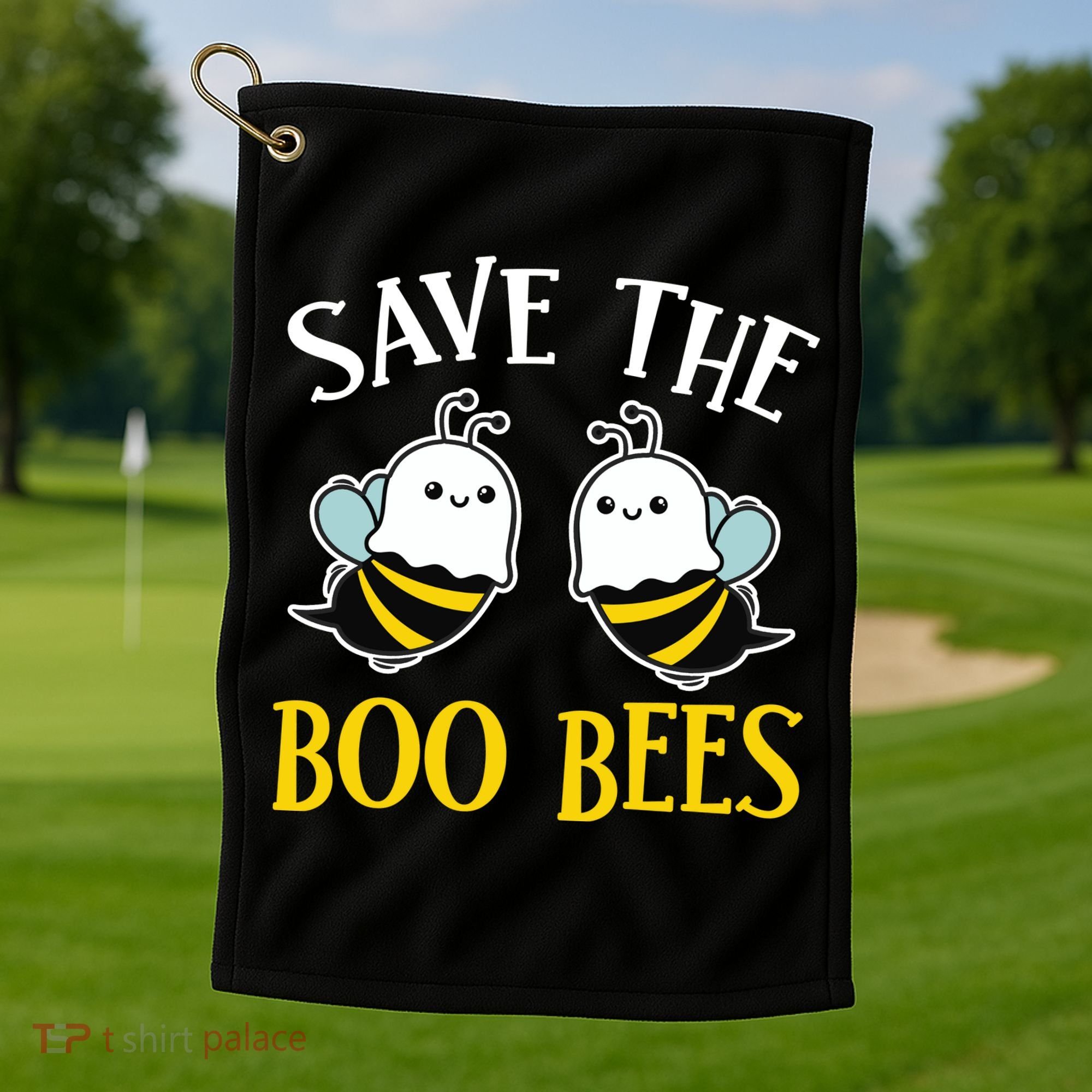 Save The Boo Bees Golf Towel