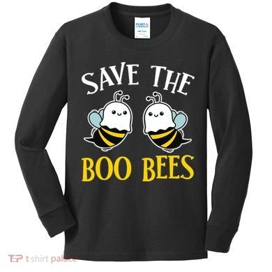 Save The Boo Bees Kids Long Sleeve Shirt