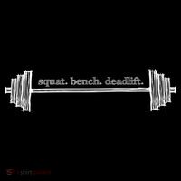 Strength Training Barbell Weightlifting Retro Gym Gift Ornament thumb 1