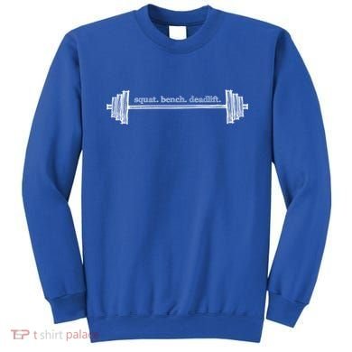 Strength Training Barbell Weightlifting Retro Gym Gift Sweatshirt