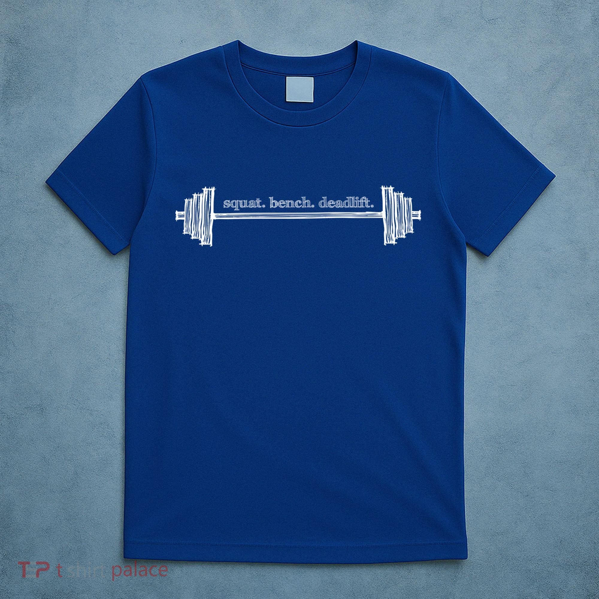 Strength Training Barbell Weightlifting Retro Gym Gift T-Shirt