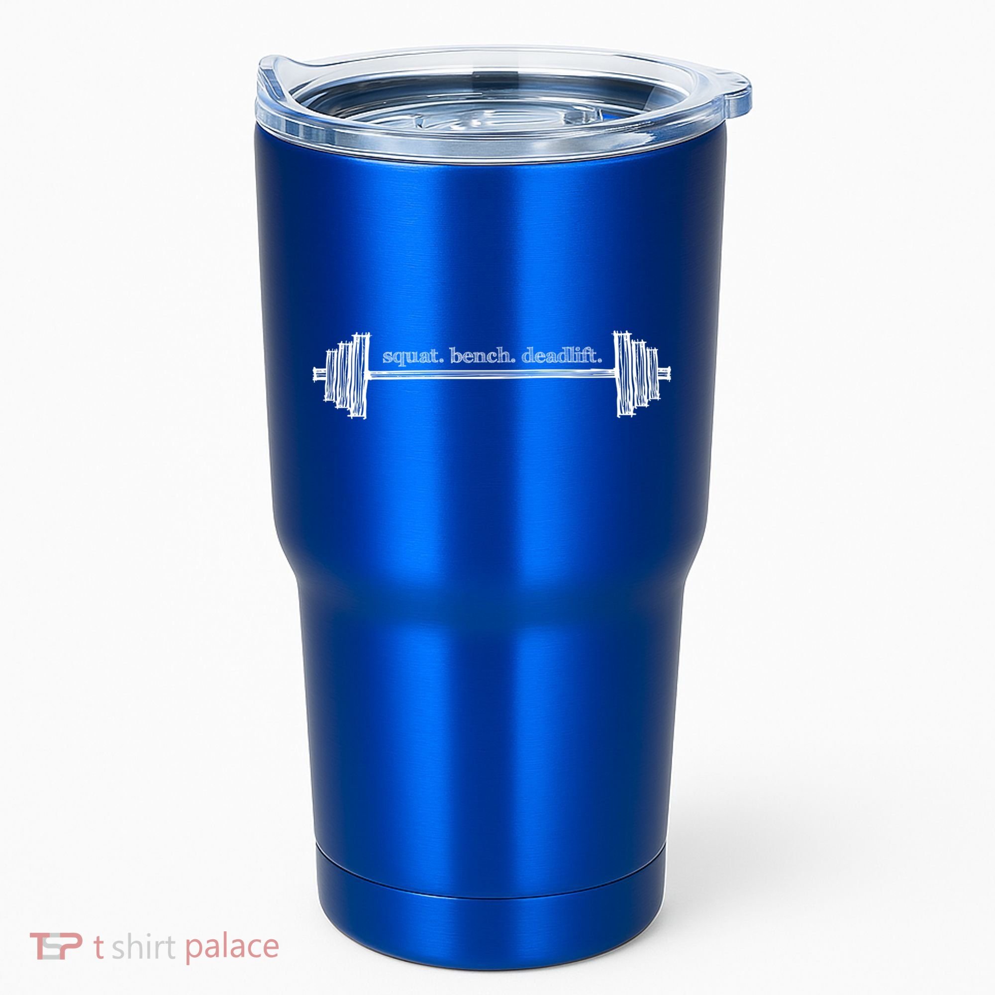 Strength Training Barbell Weightlifting Retro Gym Gift Tumbler