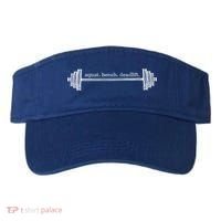Strength Training Barbell Weightlifting Retro Gym Gift Visor thumb 0