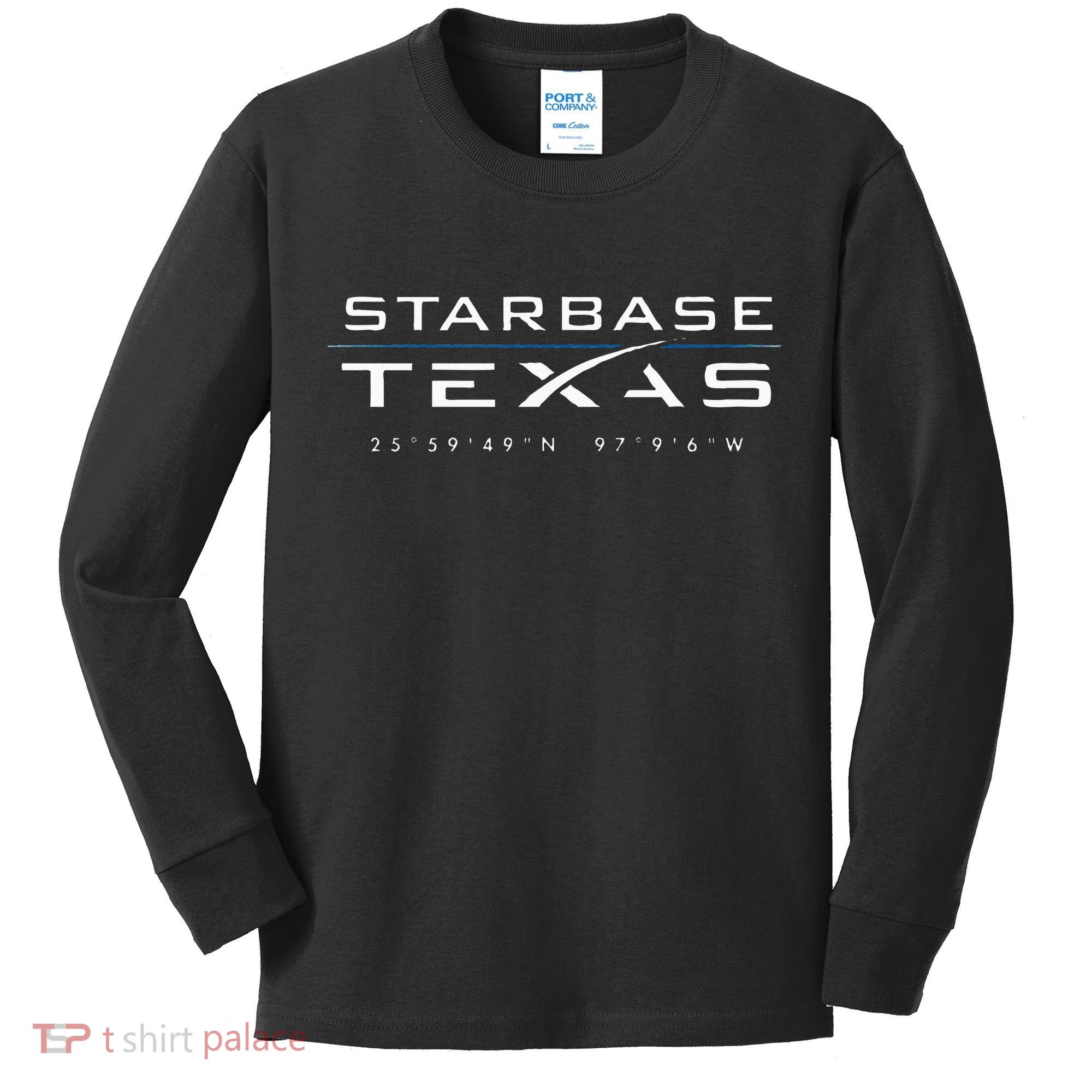 Starbase Texas Boca Chica Kids Long Sleeve Shirt