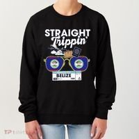 Straight Trippin Belize Vacation Travel Trip Matching Women's Sweatshirt thumb 0