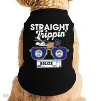 Straight Trippin Belize Vacation Travel Trip Matching Doggie Tank thumb 0