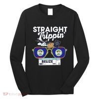 Straight Trippin Belize Vacation Travel Trip Matching Long Sleeve Shirt thumb 0