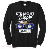 Straight Trippin Belize Vacation Travel Trip Matching Sweatshirt thumb 0