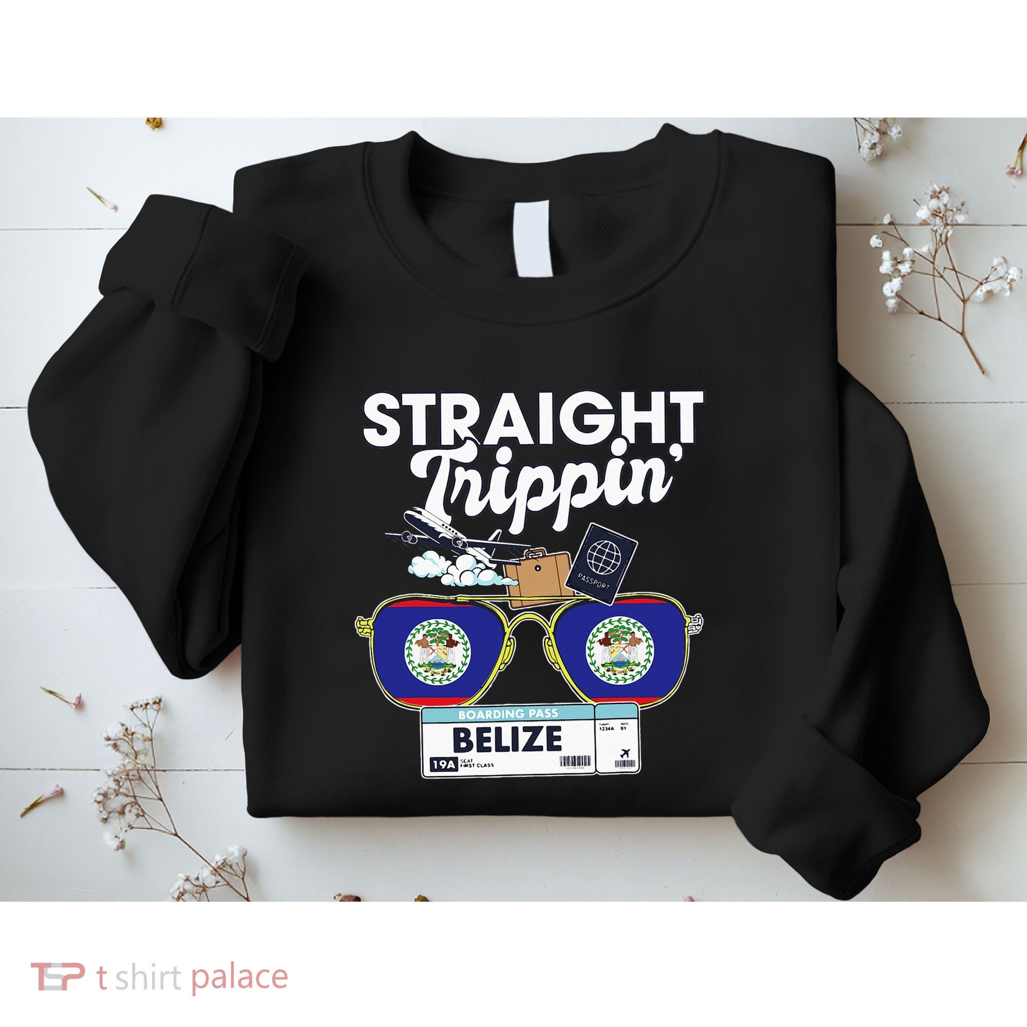 Straight Trippin Belize Vacation Travel Trip Matching Sweatshirt