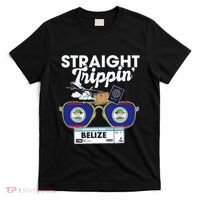 Straight Trippin Belize Vacation Travel Trip Matching T-Shirt thumb 0