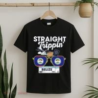 Straight Trippin Belize Vacation Travel Trip Matching T-Shirt thumb 2
