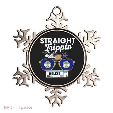 Straight Trippin Belize Vacation Travel Trip Matching Ornament
