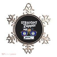 Straight Trippin Belize Vacation Travel Trip Matching Ornament thumb 0