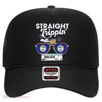 Straight Trippin Belize Vacation Travel Trip Matching Hat thumb 0
