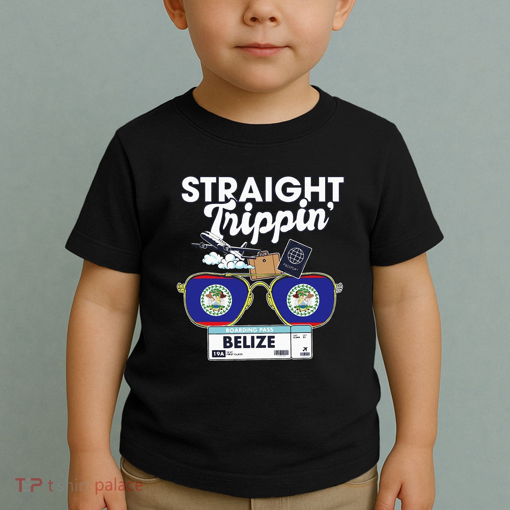 Straight Trippin Belize Vacation Travel Trip Matching Toddler T-Shirt