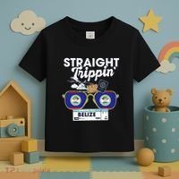 Straight Trippin Belize Vacation Travel Trip Matching Toddler T-Shirt thumb 3