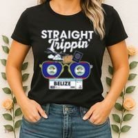 Straight Trippin Belize Vacation Travel Trip Matching Women's T-Shirt thumb 2
