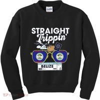 Straight Trippin Belize Vacation Travel Trip Matching Kids Sweatshirt thumb 0