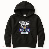 Straight Trippin Belize Vacation Travel Trip Matching Kids Hoodie thumb 0