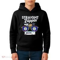 Straight Trippin Belize Vacation Travel Trip Matching Kids Hoodie thumb 4