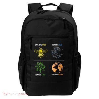 Save The Bees Plant More Trees Earth Day Gift Backpack