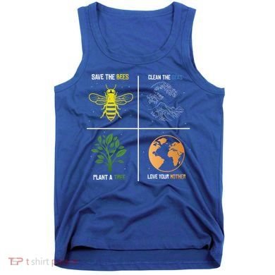 Save The Bees Plant More Trees Earth Day Gift Tank Top