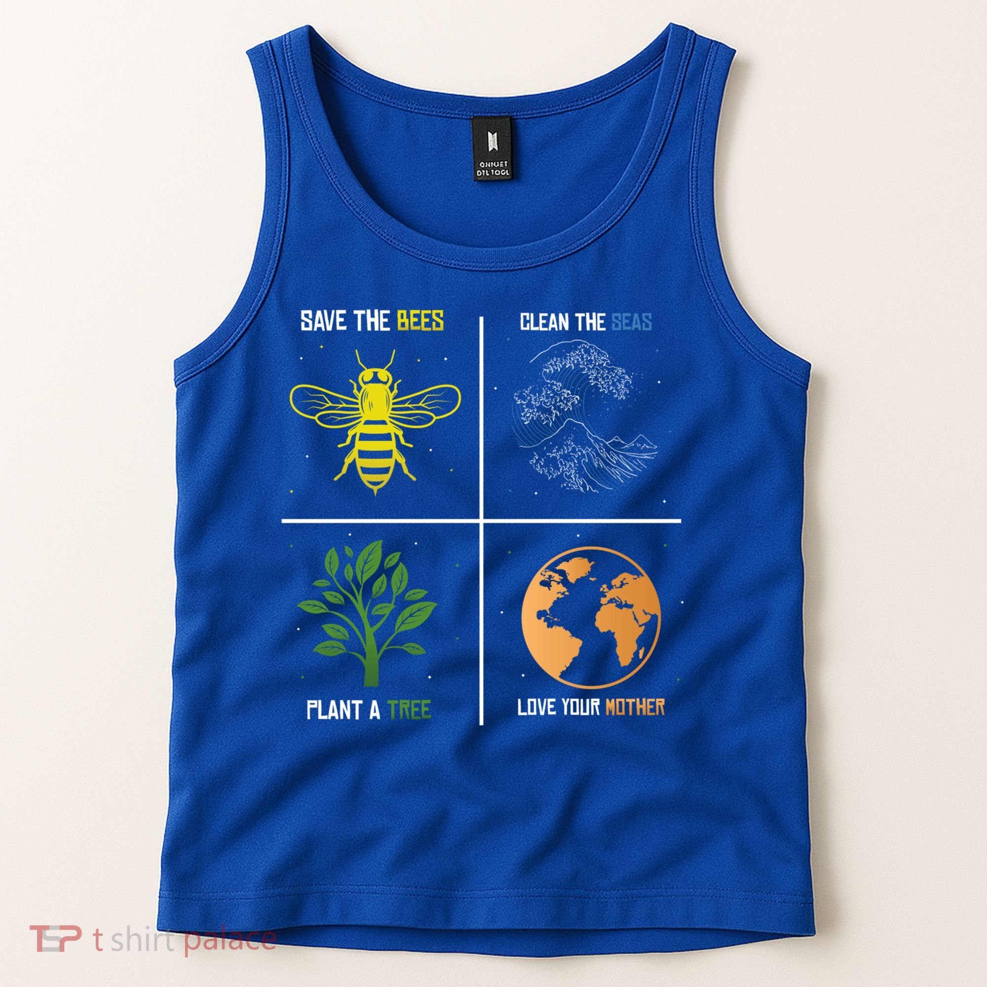 Save The Bees Plant More Trees Earth Day Gift Tank Top