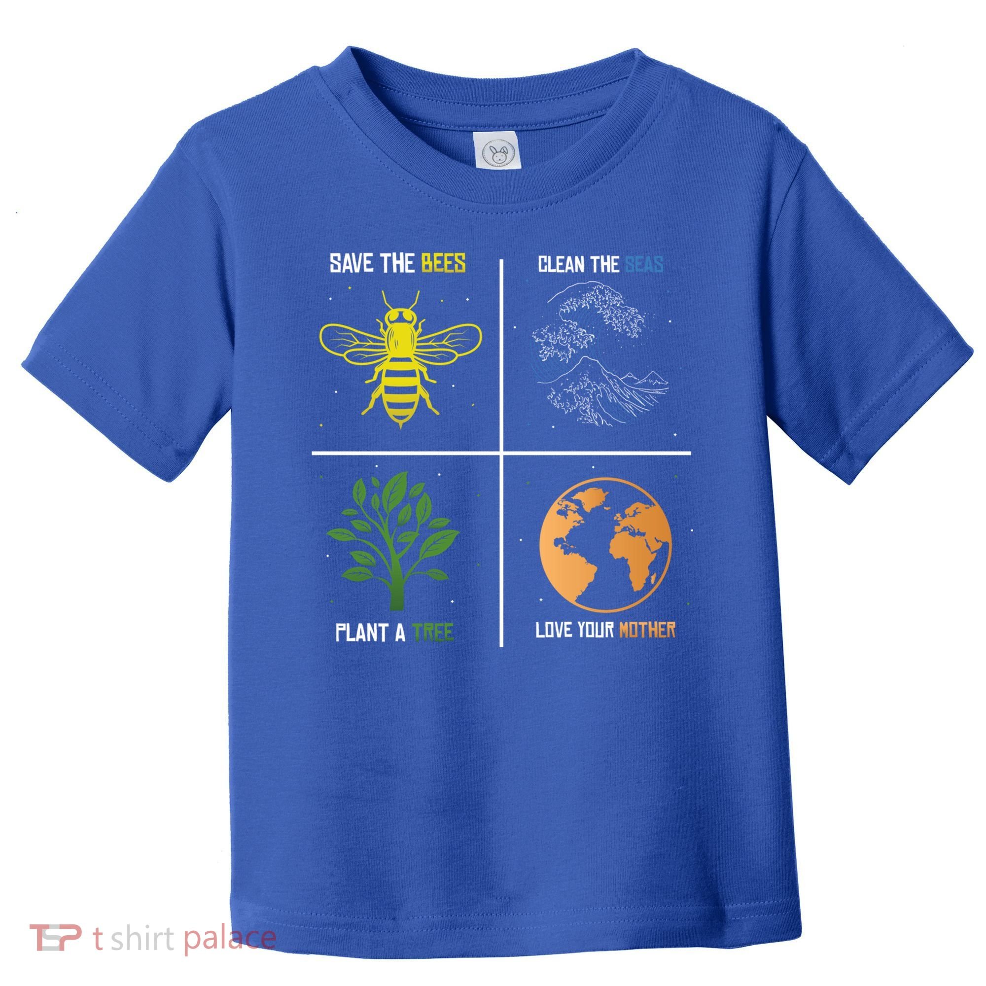 Save The Bees Plant More Trees Earth Day Gift Toddler T-Shirt