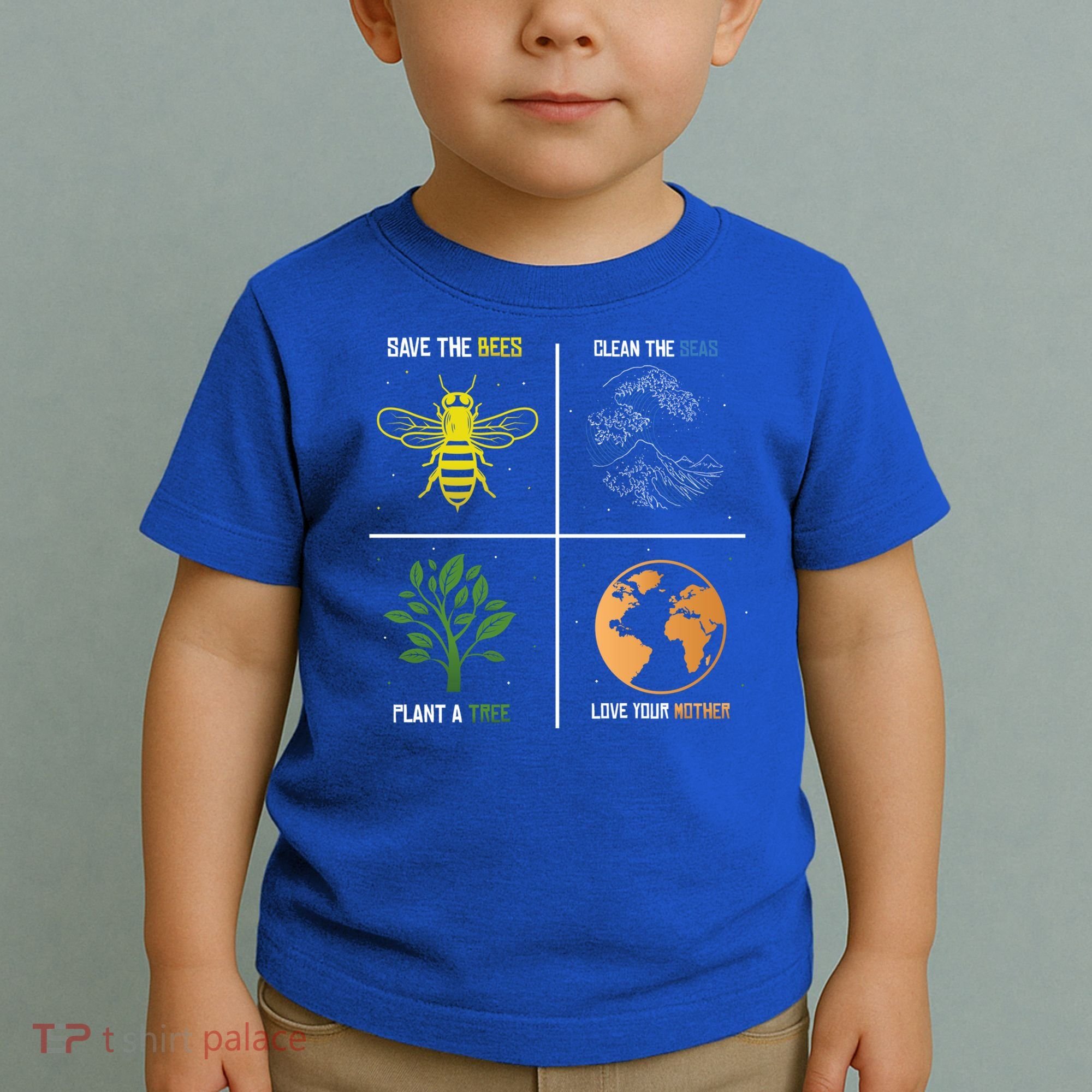 Save The Bees Plant More Trees Earth Day Gift Toddler T-Shirt