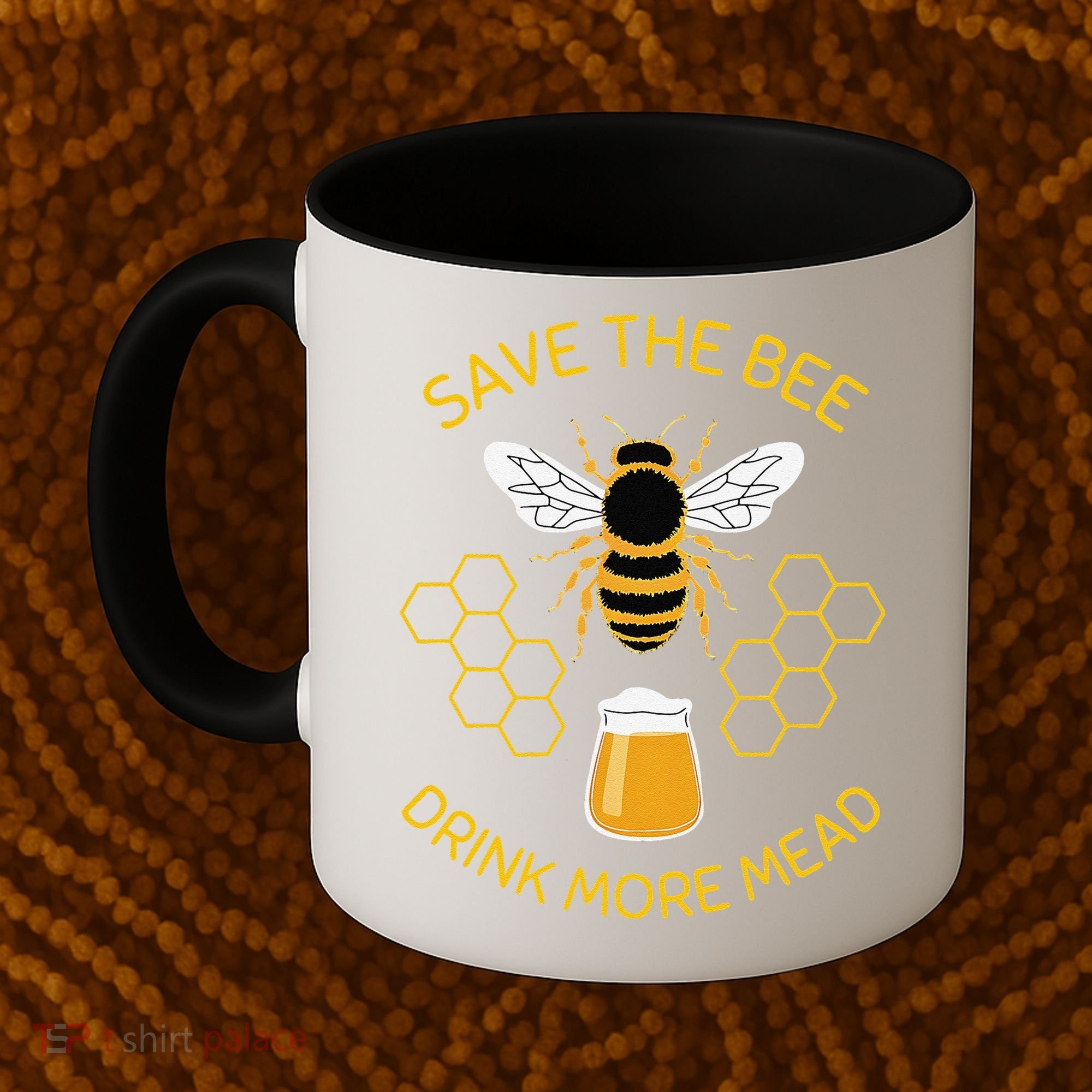 Save The Bees Drink More Mead Funny Craft Beer Brew Coffee Mug