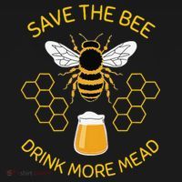 Save The Bees Drink More Mead Funny Craft Beer Brew Ornament thumb 1