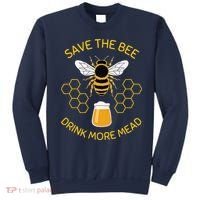 Save The Bees Drink More Mead Funny Craft Beer Brew Sweatshirt thumb 0