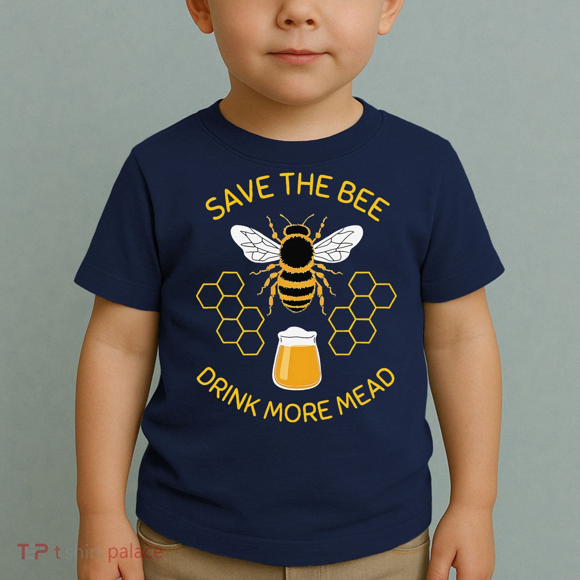 Save The Bees Drink More Mead Funny Craft Beer Brew Toddler T-Shirt