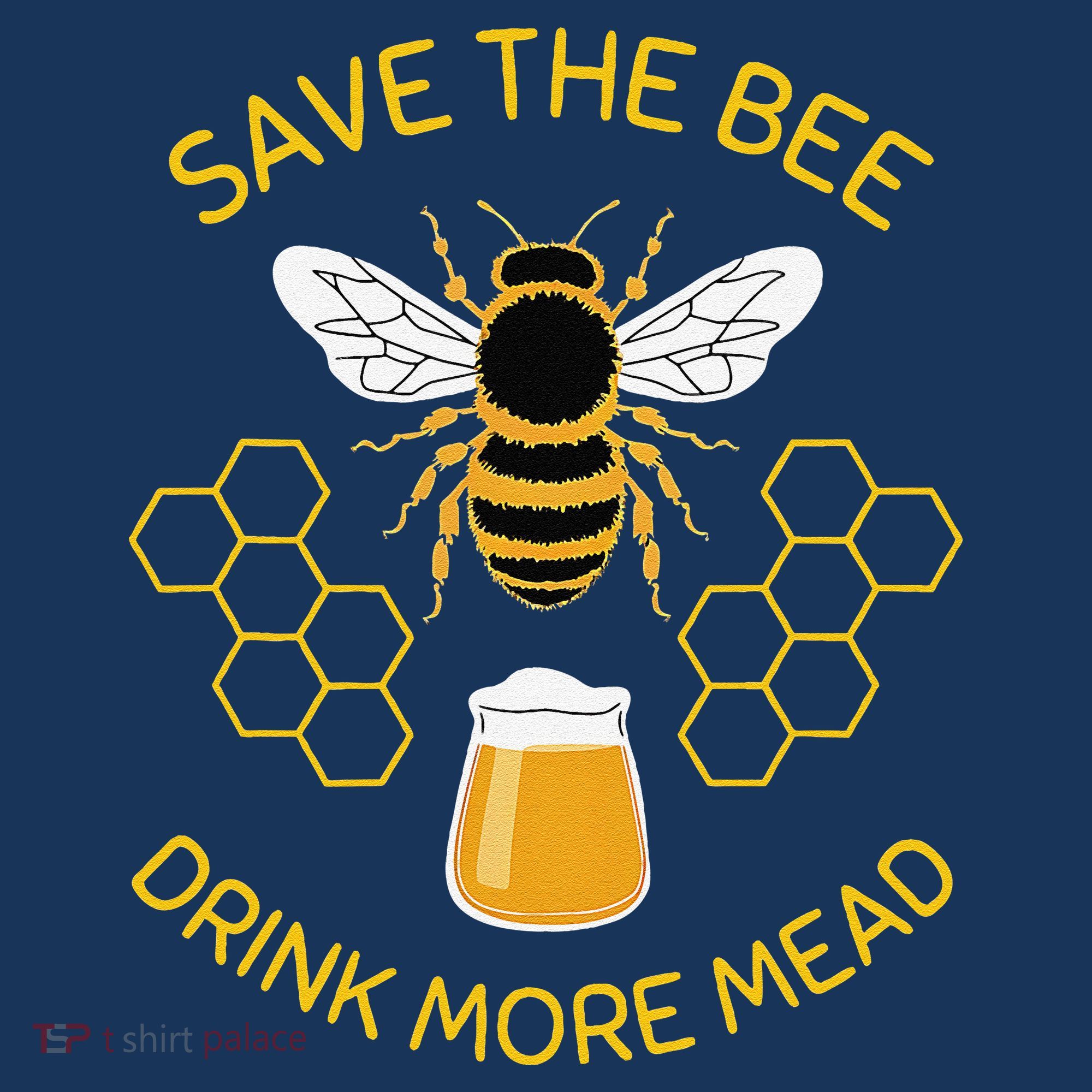 Save The Bees Drink More Mead Funny Craft Beer Brew Tote Bag