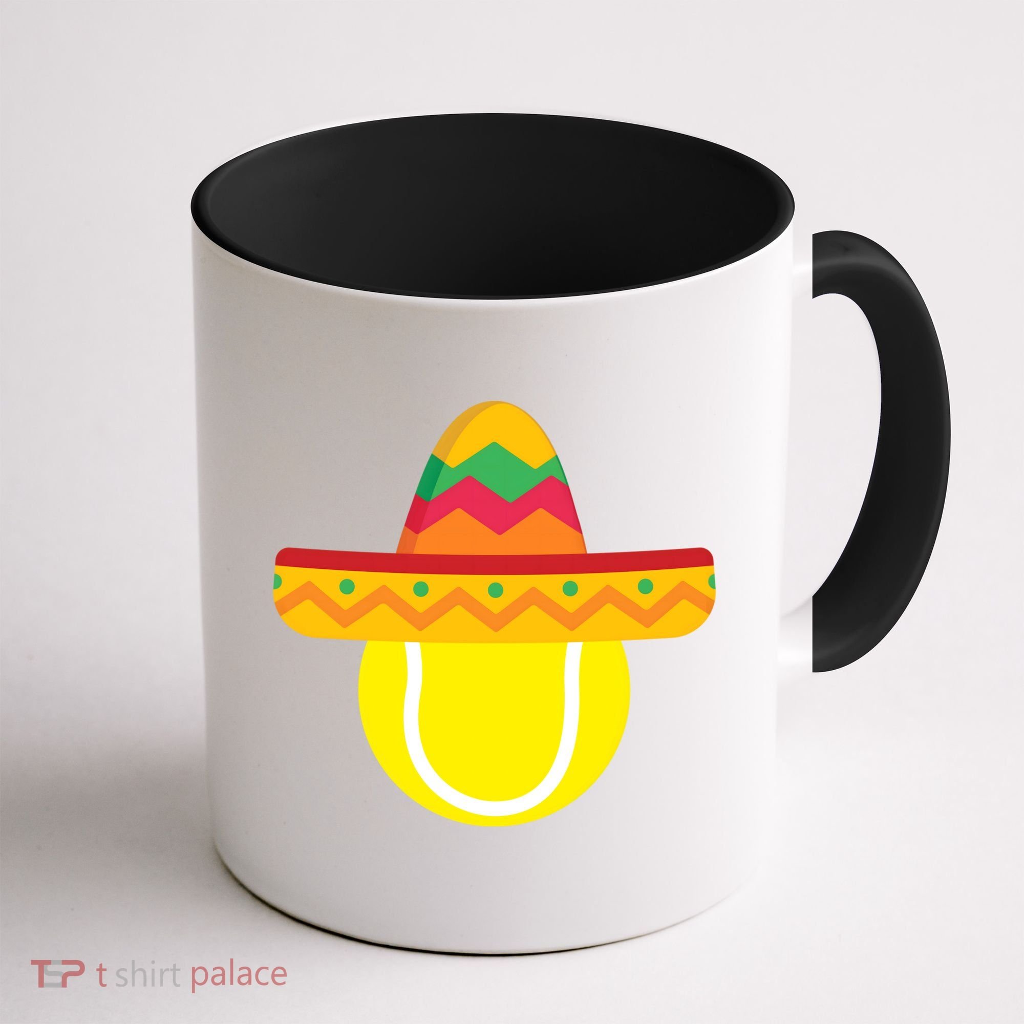 Sombrero Tennis Ball Cinco De Mayo Tennis Player Gift Coffee Mug