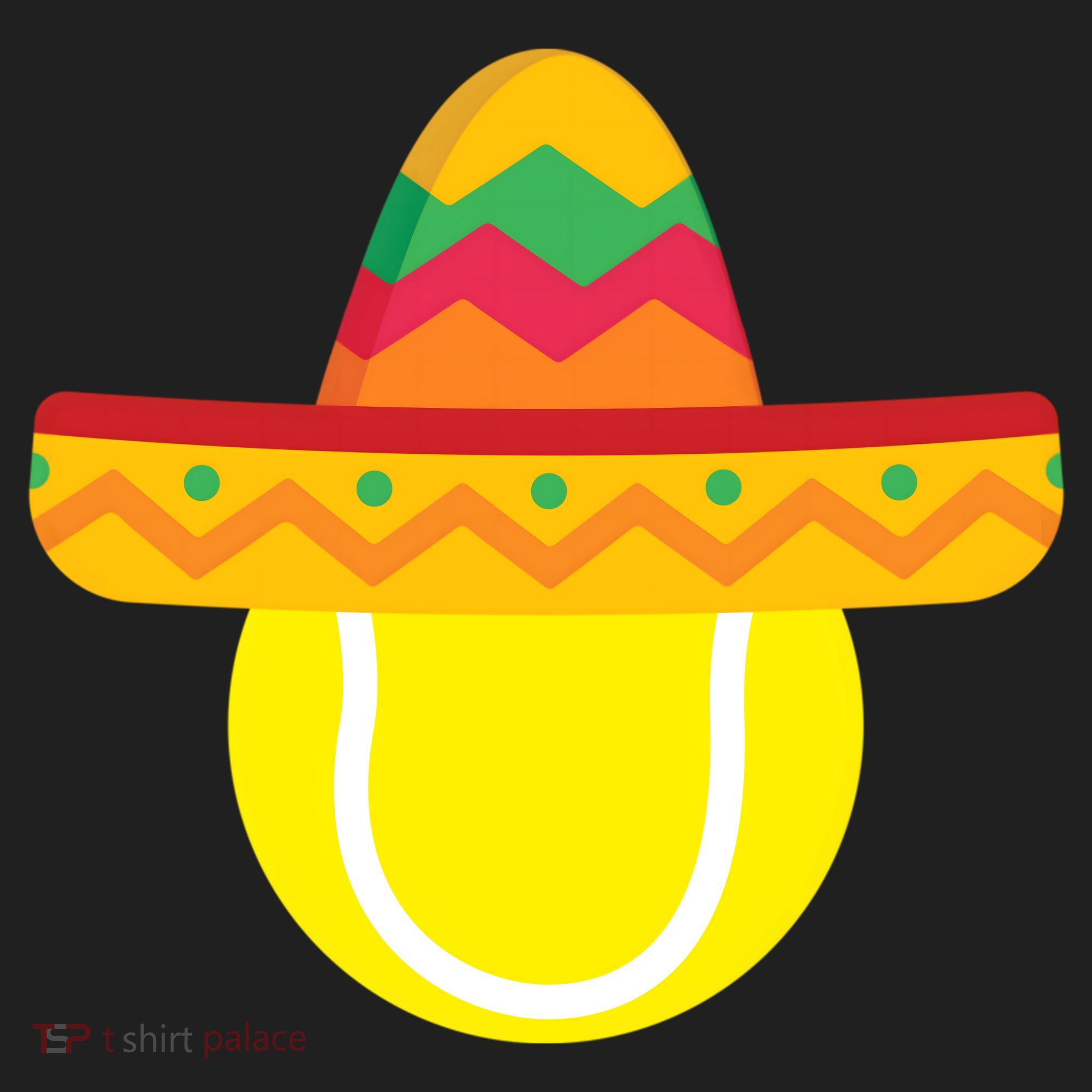 Sombrero Tennis Ball Cinco De Mayo Tennis Player Gift Beanie