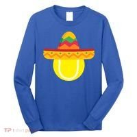Sombrero Tennis Ball Cinco De Mayo Tennis Player Gift Long Sleeve Shirt thumb 0
