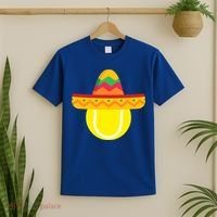 Sombrero Tennis Ball Cinco De Mayo Tennis Player Gift T-Shirt thumb 2