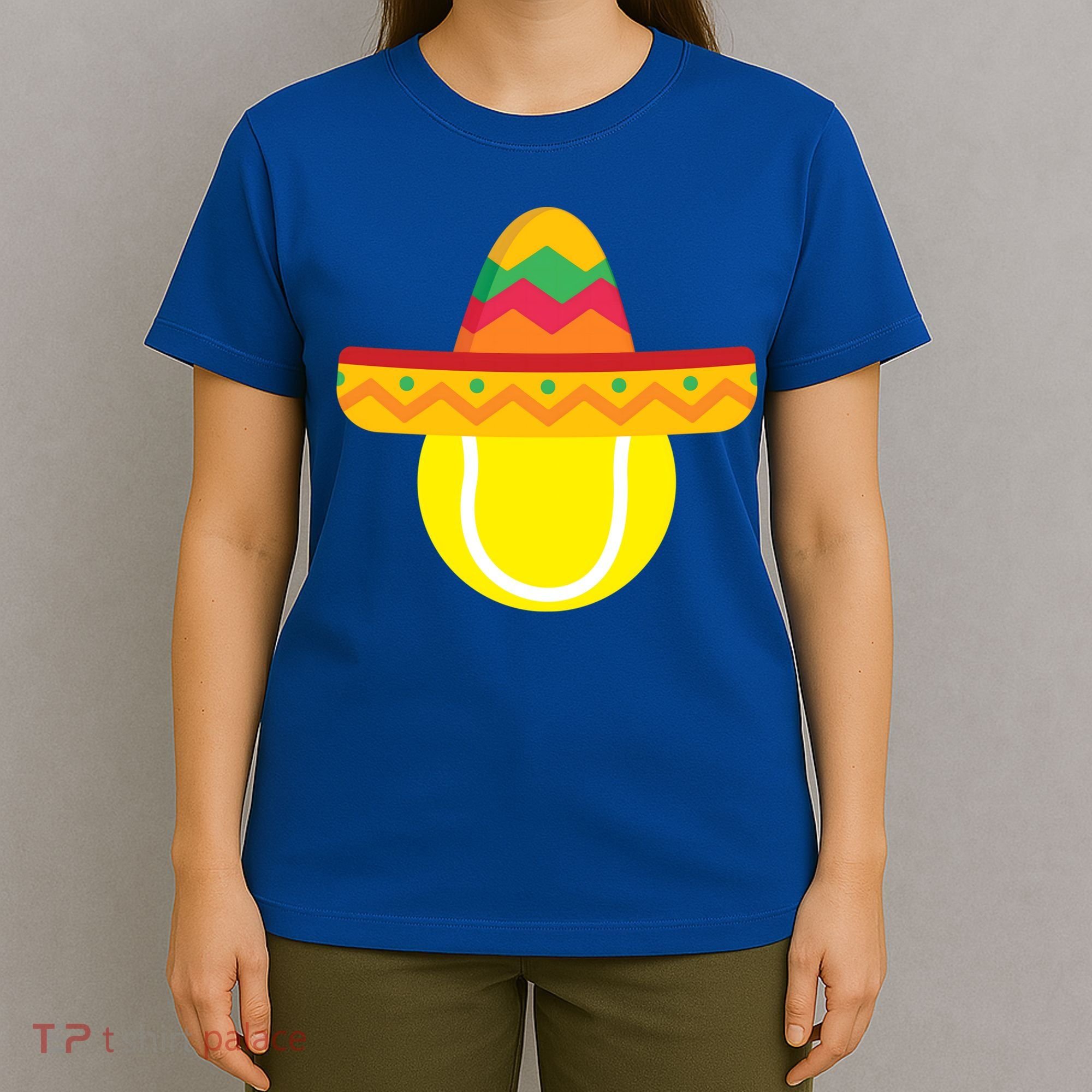 Sombrero Tennis Ball Cinco De Mayo Tennis Player Gift T-Shirt