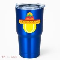 Sombrero Tennis Ball Cinco De Mayo Tennis Player Gift Tumbler thumb 0