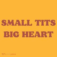 Small Tits Big Heart Pom Pom 12in Knit Beanie thumb 2
