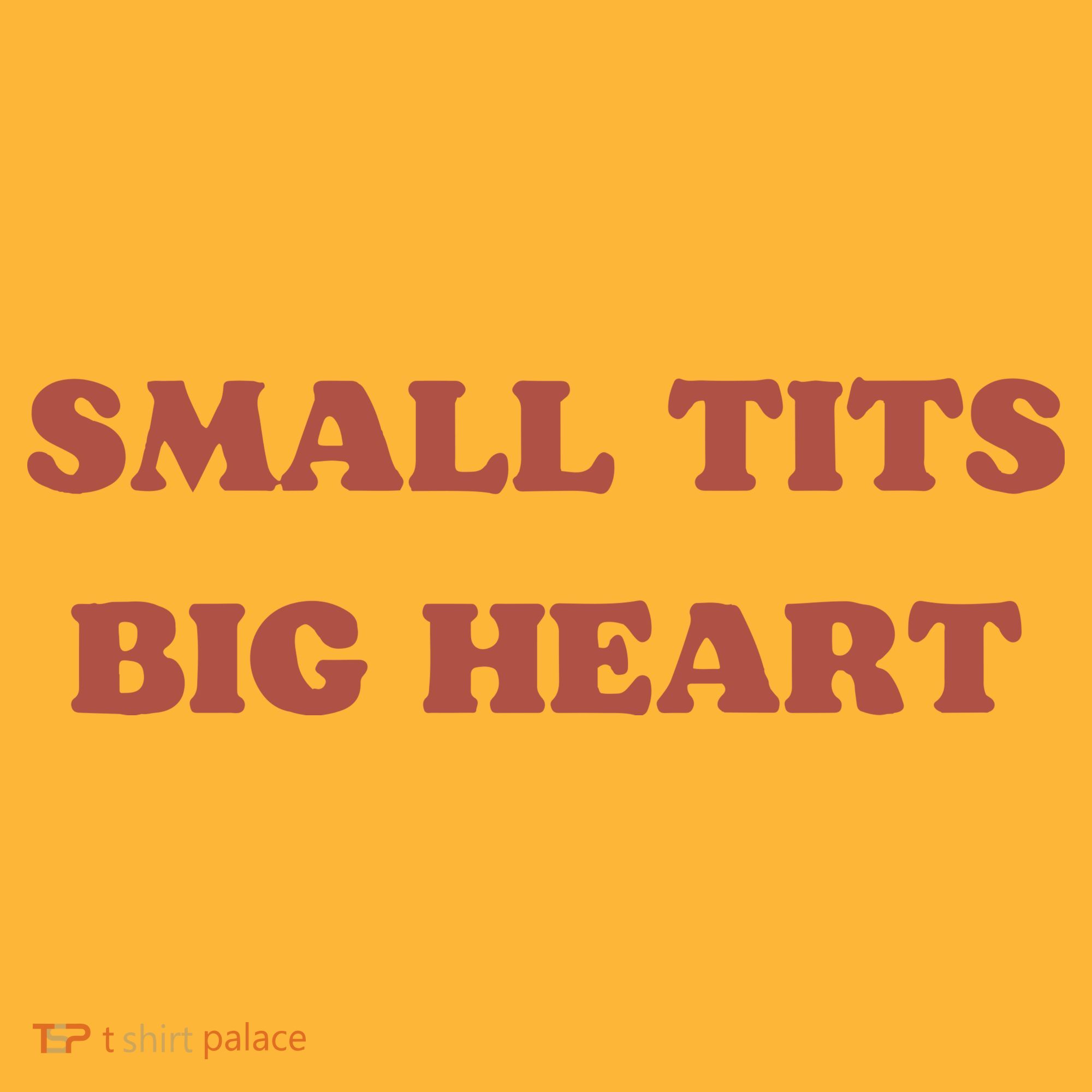 Small Tits Big Heart Pom Pom 12in Knit Beanie