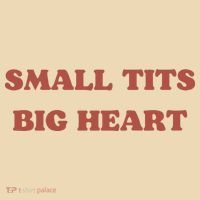 Small Tits Big Heart Tote Bag thumb 4